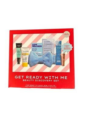 New in Box Get Ready With Me Beauty Discovery Set Total 7 Products
